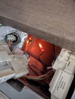 Electrolux EW1248W – brak reakcji po wymianie elektrozamka, błąd E40