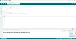 Arduino IDE interface with garbled characters in serial monitor