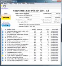 Hitachi 500gb - Czy z takim dyskiem laptop może jechać na gwarancje?