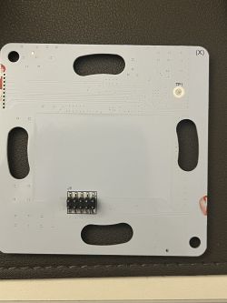 Anslut Wall Switch Circuit Board Anslut wall switch circuit board with pin markings.