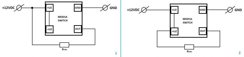 Bistabilny półprzewodnikowy przycisk 12V 10A