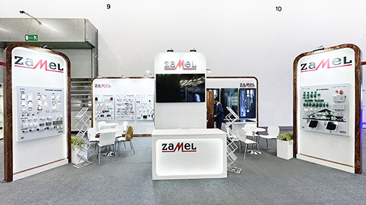 Zamel booth at Light&Building 2024 fair.