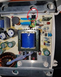 DOMETIC SMP192-02 Umrichter – verbrannter 11N60C3-Transistor und Widerstände DOMETIC SMP192-02 Umrichter – verbrannter 11N60C3-Transistor und Widerstände
