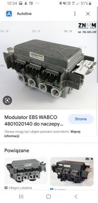 Nowy modulator EBS w przyczepie Schmitz Wywrotka 2 osie - Wyciek powietrza i podłączenie