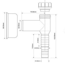 Beko WKB 51022 - Jak prawidłowo podłączyć syfon do pralki o średnicy 32 mm?