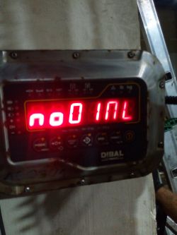 Waga Dibal DMI-610: Diagnoza komunikatu na wyświetlaczu po długim okresie nieużywania