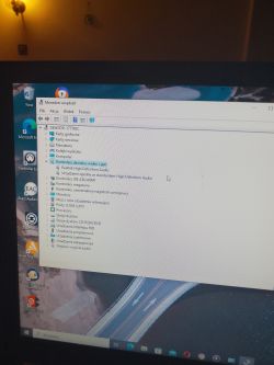 Ekran menedżera urządzeń pokazujący kontrolery dźwięku z Realtek High Definition Audio.