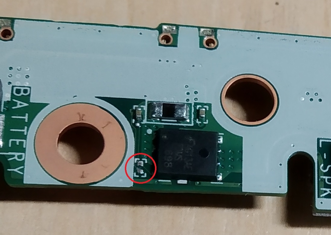 Identyfikacja elementu SMD w okolicach ag13ae fdms 7698- HP SPECTRE ...