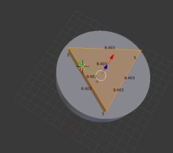 KS-17 energy/gas key - triangular/triangular - emergency 3D printing