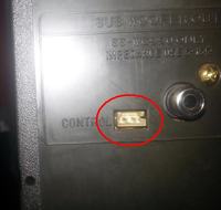 Jak podłączyć subwoofer do MHC-RG440S? Gniazdo i przewody bez wtyczek