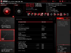Pamięć RAM 16GB - Widoczne 8GB na płycie MSI B350, procesor Ryzen 5 1600X