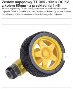 TT D65 - Tani silniczek DC i PWM. Czy ktoś miał coś takiego?