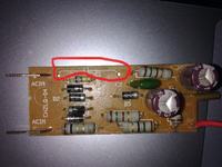 Lampa garażowa na świetlówke - spalony kondensator