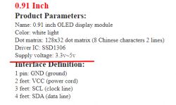 OLED display module 0.91 SSD1306 128x32 I2C - how to run with Arduino? How to connect?