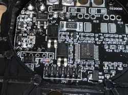 [PIC16F690] Ściemniacz światła natynkowy włącznik SK-A801T 230V (bez WiFi), bez N (wpinany w L)
