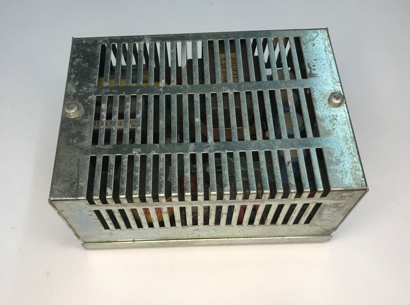 The inside of the Polish retro power supply Polwat PWS-100 RM 24V/4A - has it survived the years of 