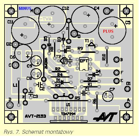 Budowa wzmacniacza 300W 2.1 z TDA7294 - opinie i schematy