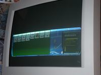 CRT Monitor LG CF900C - obraz uszkodzenia, kolor żółty CRT Monitor LG CF900C - obraz uszkodzenia, kolor żółty