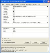 [ATmega2561][AVR Studio] Nie wykrywa sygnatury przez usart0?