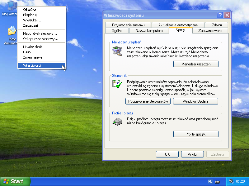 Instalacja Microsoft Windows XP Home i Professional Edition.