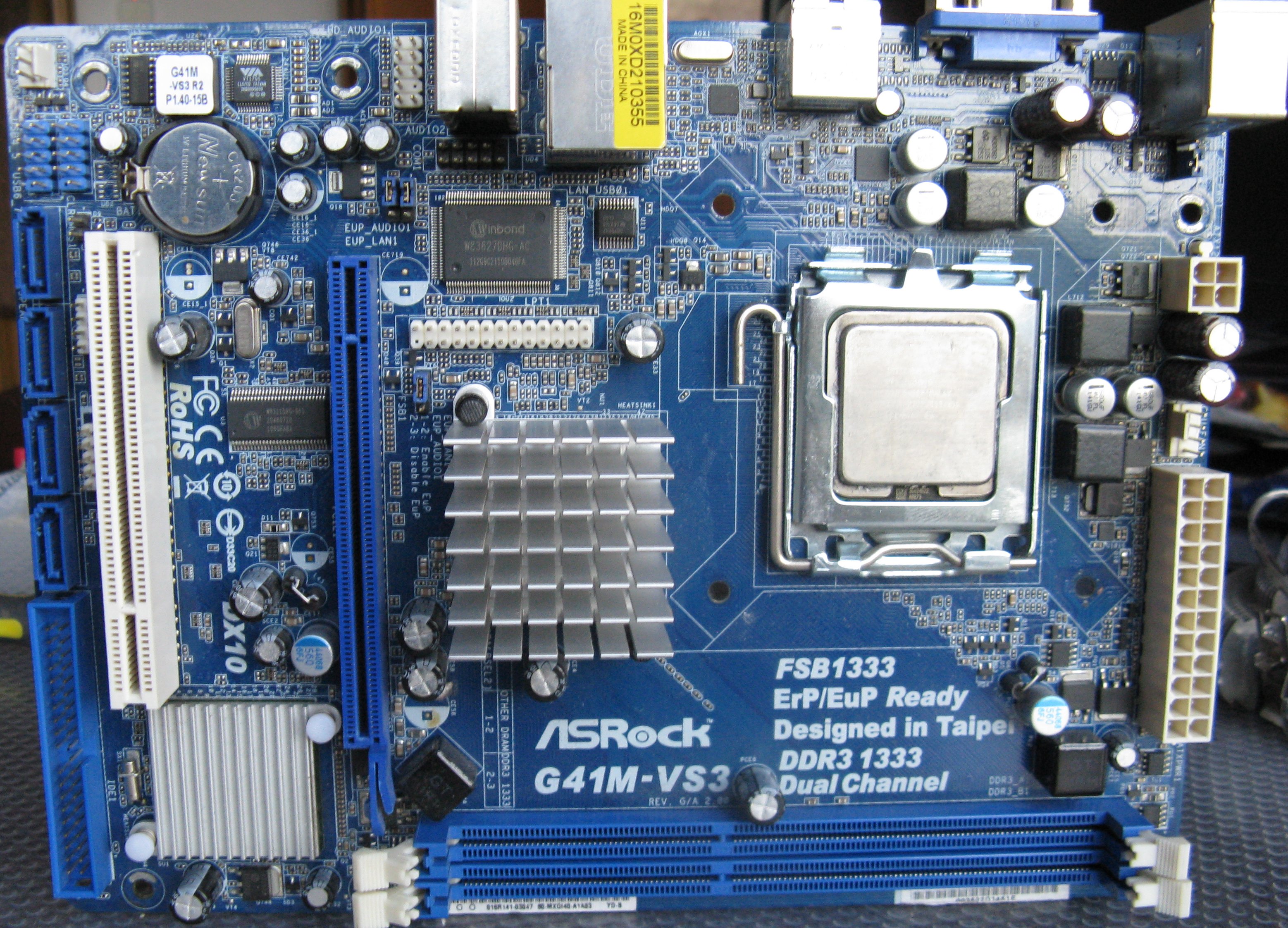 Asrock g41m s3 не стартует