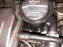 Audi A3 8P 1.6 - Takes 2 liters of oil per 1000 km - video + photos Audi A3 8P 1.6 - Takes 2 liters of oil per 1000 km - video + photos