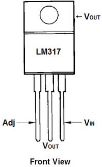 LM317 - spadek napięcia po ustawieniu, stabilizator nie trzyma poziomu