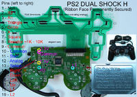 Jak wyjąć starą taśmę z czarnego gniazda w Dualshock 2?