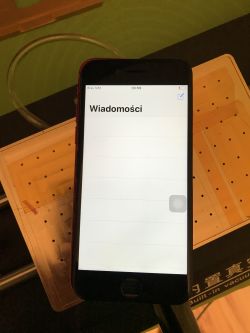Klejenie OCA marszczące się podświetlenie Iphone