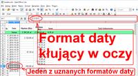 Format daty i godziny w OpenOffice