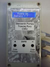 Sterownik pompy CWU - trzeciej rury. Sterownik pompy CWU - trzeciej rury.