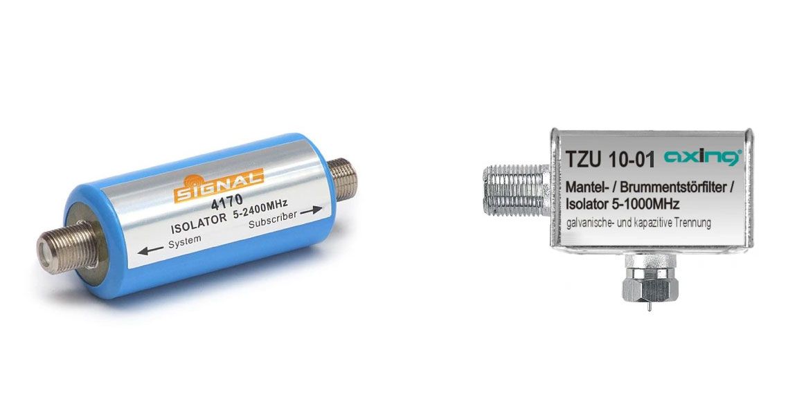 Hum noise w głośnikach z anteny izolacja uziemienia koncentryka?