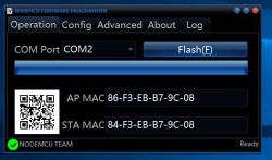 ESP8266-01 firmware update but no response to connection