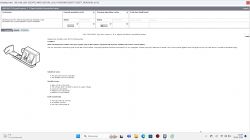 Zrzut ekranu z diagnostyki VIDA systemu ABS/DSTC w Volvo S60 2.3T T5 z 2001 roku, pokazujący błąd ABS-00A1 dotyczący czujników prędkości przechyłu.