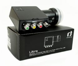 Konwerter satelitarny Inverto BLACK Ultra Quattro na pudełku
