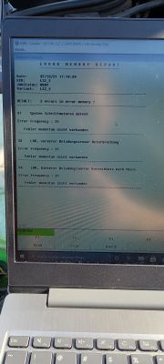 BMW E46 320i - Błąd tylnych świateł