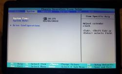 Fujitsu Lifebook AH531 - Boot menu jest puste, w BIOS boot priority order pusto