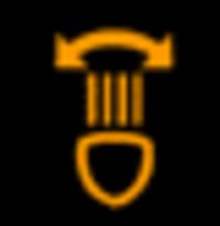 Opel Meriva - Żółta kontrolka regulacji wysokości świateł xenonowych