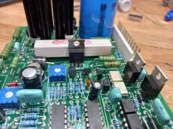 Zwarcie tranzystora IRF 540 w podajniku drutu ZP35 po wymianie