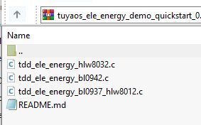 Screenshot of a folder window with several C source files and a README file.