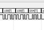UART signal waveform diagram from Haier air conditioner.