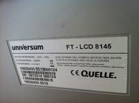 UNIVERSUM FT- LCD 8145 FT8145 - Po włączeniu obraz testowy RGB