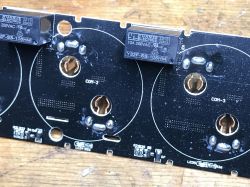 Yuanze Relays on PCB PCB with Yuanze Y32F-SS-105HM relays