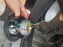 Wymiana głośnika dwucewkowego na jednocewkowy peugeot 407 system jbl