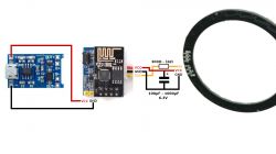 Prosta lampka nocna RGB WiFi w stylu Xiaomi - WS2812B + ESP8266 ESP-01S + słoik Prosta lampka nocna RGB WiFi w stylu Xiaomi - WS2812B + ESP8266 ESP-01S + słoik
