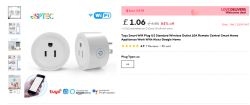 JSPTEC Smart WiFi US Plug US standard smart WiFi plug with JSPTEC logo and Alexa and Google Home compatibility.