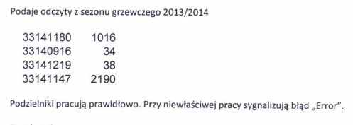 Podzielniki ciepła Podzielniki ciepła
