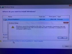 SSD instalacja systemu W10 - Problem z instalacją sysytemu na nowym dysku SSD SSD instalacja systemu W10 - Problem z instalacją sysytemu na nowym dysku SSD