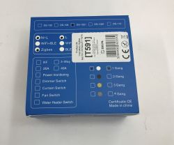 DS-1021 mechanical light switch with Zigbee connectivity, no neutral wire required