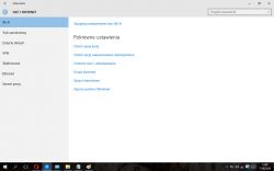 Zrzut ekranu z ustawieniami sieci w systemie Windows 10.